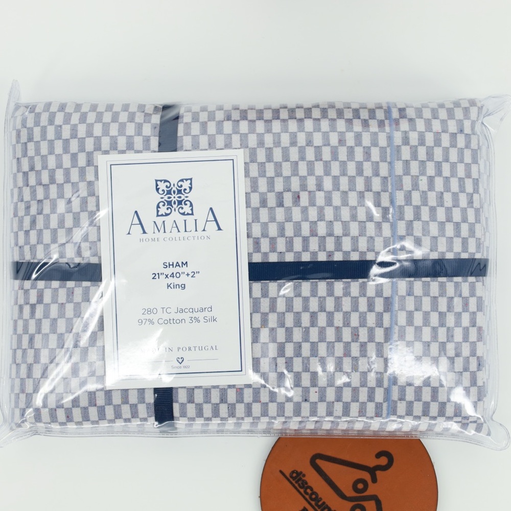 AMALIA HOME COLLECTION‎ SHAM 280 TC Jacquard Silk Blend